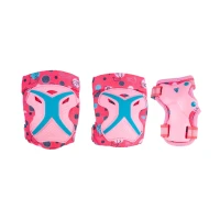 Набор защиты Tech Team Safe Fit Kids 3.0 Pink (Розовый) Размер L